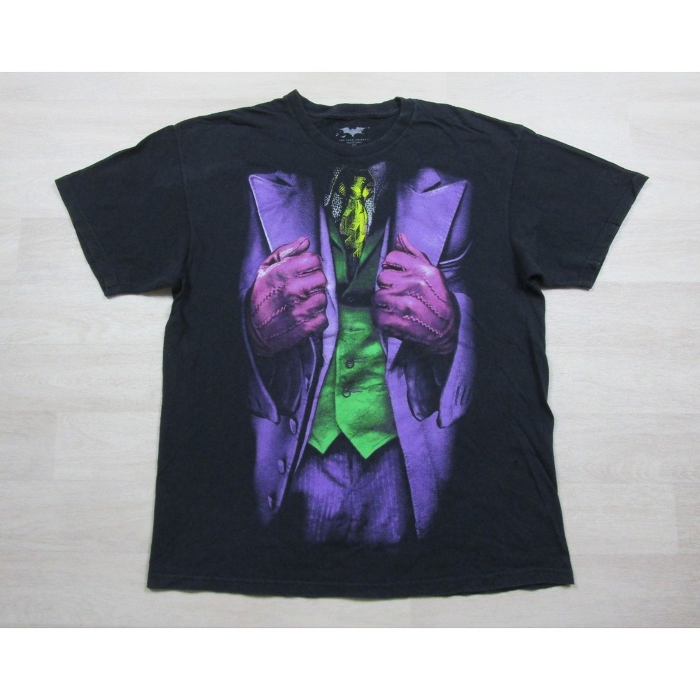 DC Comics The Dark Knight Joker Tuxedo T-Shirt (XL) Batman Heath Ledger 2014